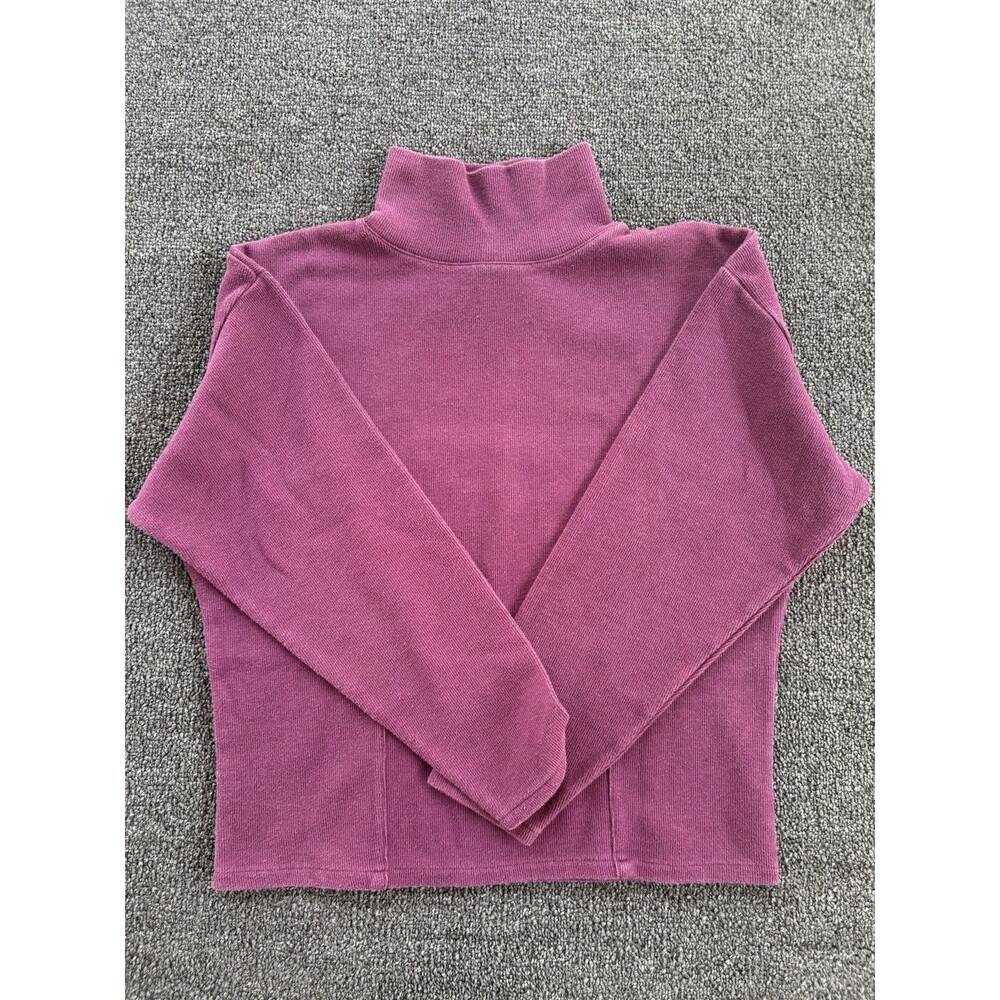 Vintage Express Tricot Made In British Crown Colony Of Hong Kong Red Turtleneck